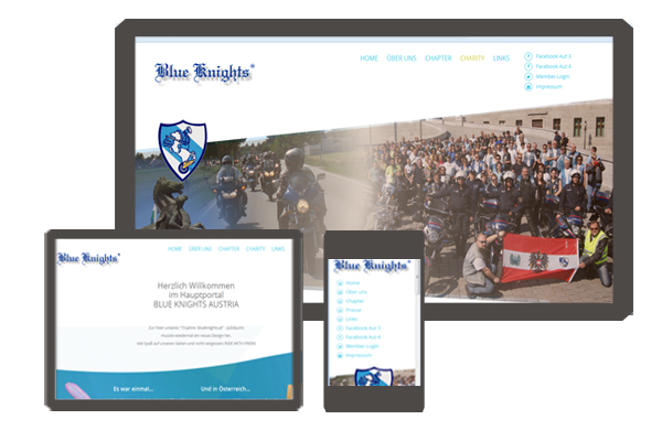 Betreuung Blue Knights Webportal